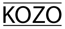 KOZO Skrivebordsunderlag 90x43cm Mørke Blå/Gul