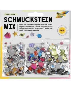 Dekorsteiner Mix 800 stk Flerfarget 