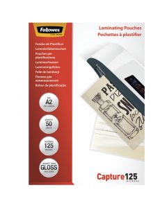 Lamineringslommer A2 50 x 125 Micron Blank