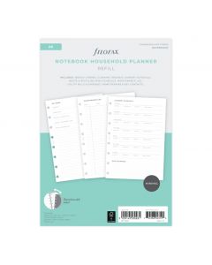 Filofax Husholdningsplanlegger Notatbok Refill A5