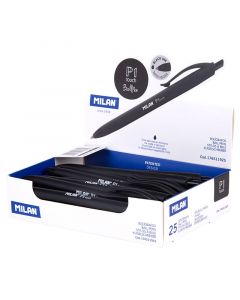 MILAN P1 Kulepen Svart Display 25 stk