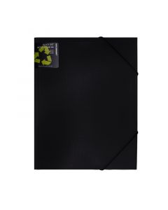 Strikkmappe BLACK A4 Svart