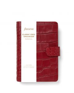 Filofax Systemkalender Classic Croc Personal Cherry