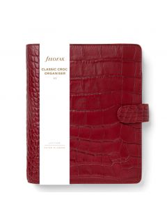 Filofax Systemkalender Classic Croc A5 Cherry