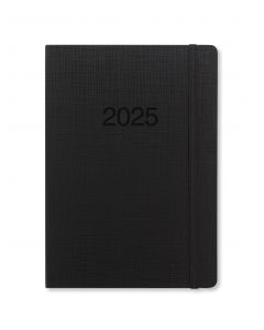 Memo A5 2025 Uke per Oppslag Sort