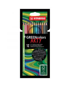 STABILO ARTY GREENcolors 12 Pakke