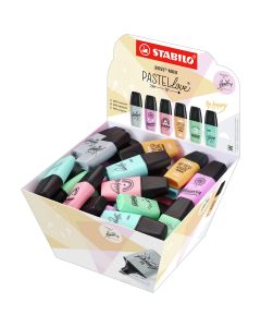 STABILO BOSS Mini Pastel Love 50st i Display