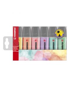 STABILO BOSS ORIGINAL Pastell 6-Pakk