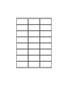 Kopi & Laseretiket 70x36mm 2Grepkant 100 Pack