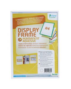 Displayramme Selvklebende A4 Hvit