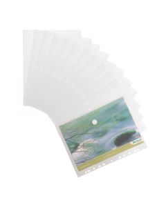 Konvoluttmappe med Hull 12xA4 Transparent