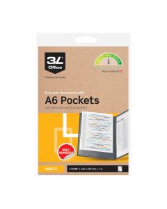 Plastlomme A6 115x158mm 5 Pack