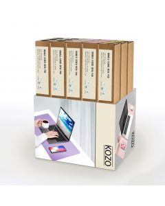 KOZO Skrivebordsunderlag 92 x 43 cm Display Assorteret