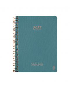 KOZO Kalender 2025 A5 Uke per Oppslag Steel Blue
