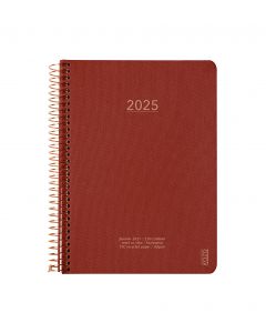 KOZO Kalender 2025 A5 Uke per Oppslag Bric