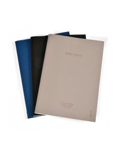 KOZO Notebook A5 3 Pakke Navy Black Sand