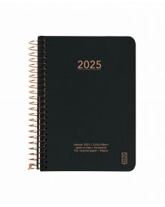 KOZO Kalender 2025 A6 Uke per Oppslag Black