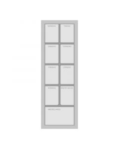 Ukeplanleggingstavle 60x20cm
