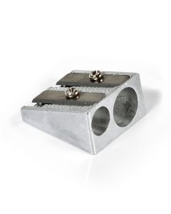 Blyantspisser Aluminium Dobbel