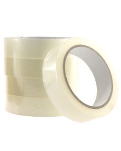 Pakketape 66mx25mm Transparent PP