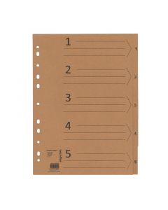 1-5 Register i Kraftpapper