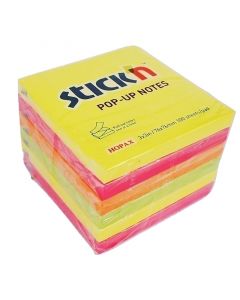 Z-Notiskube 6st 76x76mm 100 Blad Assorterat Neon