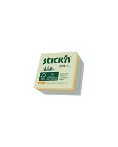 Miljø Notisblok 240 ark 51x51mm Assorterad 5 Farver