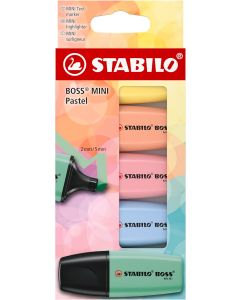 STABILO BOSS Mini Pastell 5 Pack