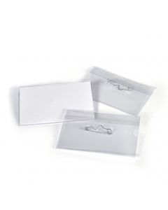 Navneskilt Nål 50x90mm 50 Pack