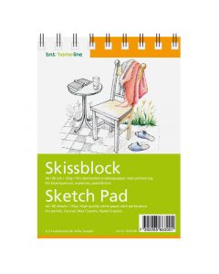 Skisseblokk A6 80 Blad 135 Gram