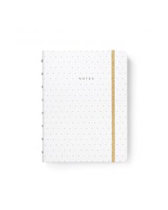 Filofax Notebook Moonlight A5 Linjert Vit