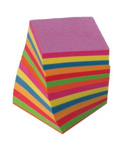 Blokkkube 9x9cm Limte Assorterte Farger