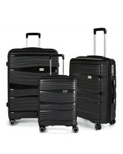 RW Travel Alfrida Collection  3-sett Kofferter Svart