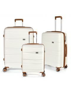 RW Travel Alfrida Collection 3-sett Kofferter Hvit