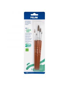 MILAN Penselsett Blister 5 Pakke