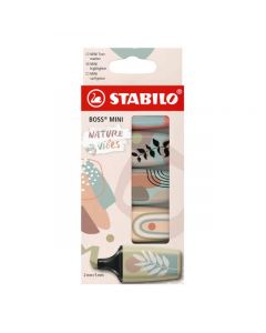 STABILO BOSS Mini Naturevibes 5 Pack