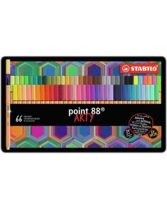 STABILO ARTY Point 88 Metalletui 66 Pakke