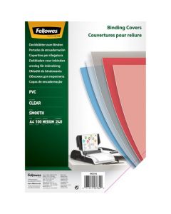 Fellowes PVC Omslag A4 100x240M Klar