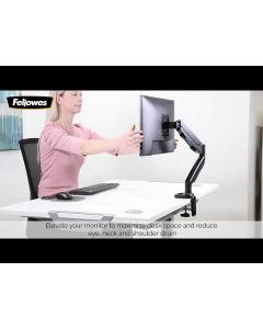 Platinum Series Dual Monitor Arm Svart